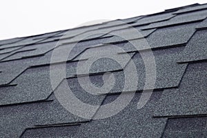 Soft roof, flexible shingles. Installation of soft tiles on the roof