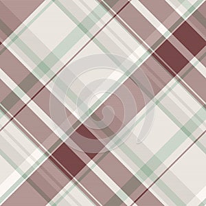 Soft seamless pattern fabric, eps check background plaid. Wedding vector textile texture tartan in white and red colors