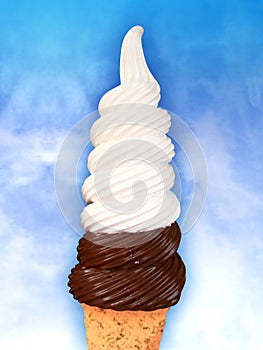 Soft serve ice cream