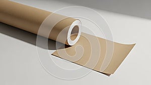 Soft shadows emphasizing the paper s thickness and texture. The scene is