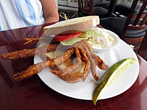 Soft-shell Crab Sandwich Ready to Eat
