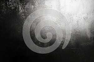 Soft Monochrome Gradient Grainy Texture with Subtle Light Reflection on Rough Surface