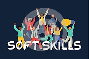 Soft skills concept