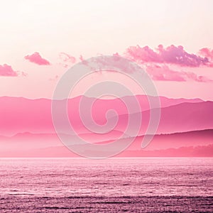 Gradient pink background