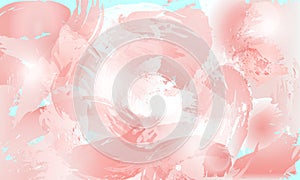 Soft splash pastel background in rose tints