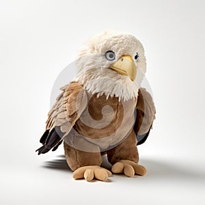 Soft Toy Eagle: Iconic American Style With Darkly Comedic Character Designs