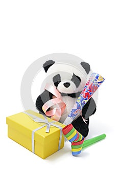 Soft Toy Panda with Party Favors