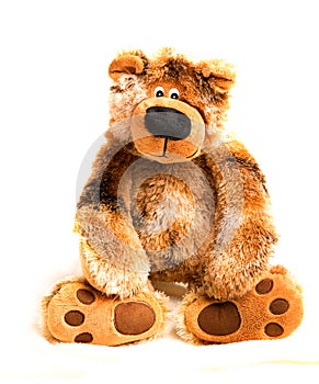 Soft toy teddy bear brown