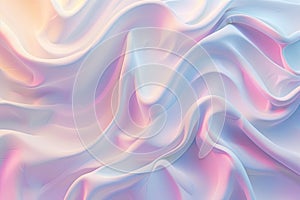Soft wave patterns in light colors, creating a calming and cute background