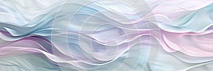 Soft wave patterns in light colors, creating a calming and cute background