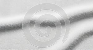 Soft White Abstract Fabric Texture with Gentle Waves