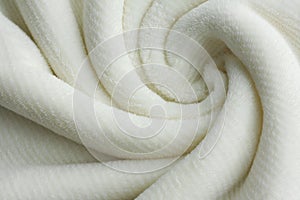 Soft White Blanket Swirl Background