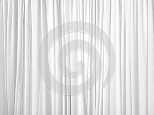 Soft white curtains are simple yet elegant for graphic design or wallpaper