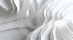 White Abstract Waves