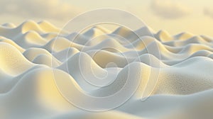 A soft, white, wavy surface with a subtle texture. photo