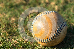 Softball Close Up on Field