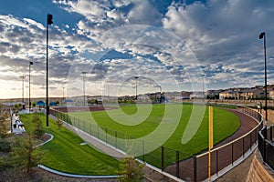 Softball field photo