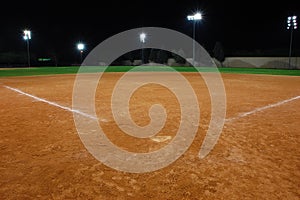 Softball field photo