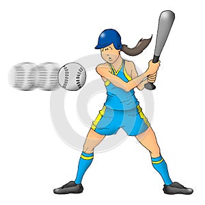 Softball Girl