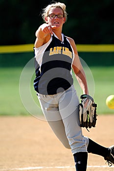 Softball pitcher
