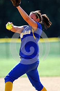 Softball pitcher