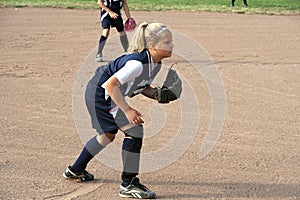 Softball player