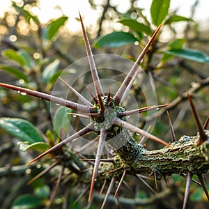 Is softly blurred, emphasizing the sharpness and detail of the