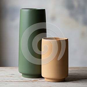 Is softly blurred emphasizing the simplicity and elegant design of the