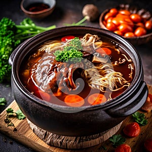 Softshell Turtle Soup with Ginseng