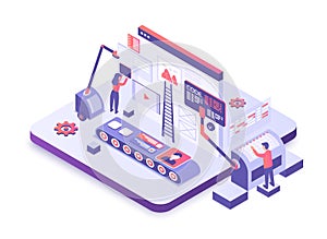 Software back end web development team