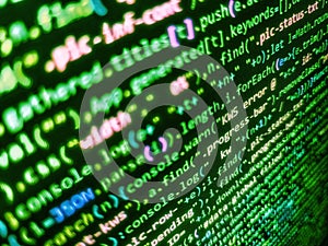 Software background. Cloud information flow. Programmer developer screen. Coding programmer abstract background. Data encryption
