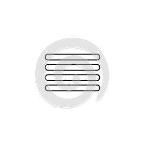 App menu icon. Web grid isolated symbol