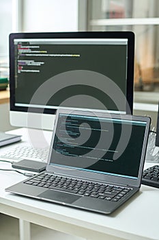 Software with codes on computers