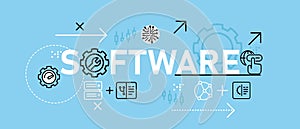 Software conceptual database management platform software development network connection programming technology