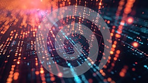 Software data concept element, cloud information flow, Web programming and bracket technology background.