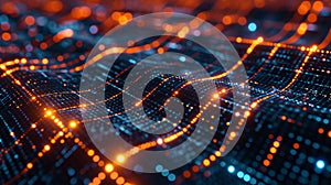 Software data concept element, cloud information flow, Web programming and bracket technology background.