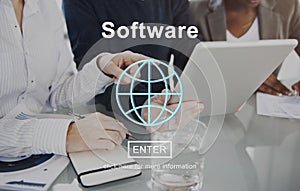 Software Data Electronics System Internet Digital Concept