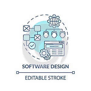 Software design concept icon