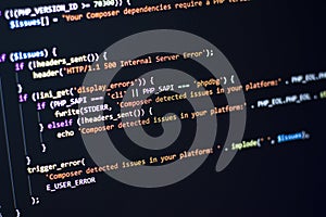 The software developer does the php coding.