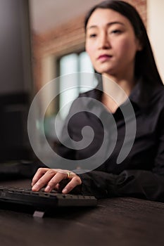 Software developer programming html server code algorithm