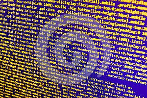 Software developer workspace screen