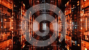 Software development, application programming code and tacit computer coding . Concept of smart digital transformation and