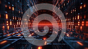 Software development, application programming code and tacit computer coding . Concept of smart digital transformation and