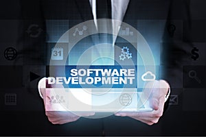 Software development. Applications APPS for business. Programming.