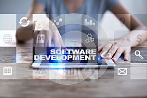 Software development. Applications APPS for business. Programming.
