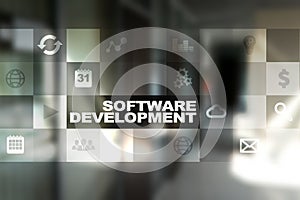 Software development. Applications APPS for business. Programming.