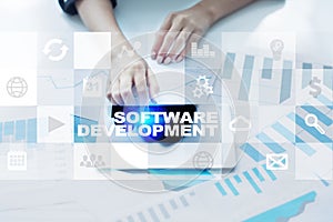 Software development. Applications for business. Programming.