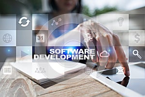 Software development. Applications for business. Programming.