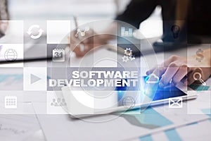 Software development. Applications for business. Programming.