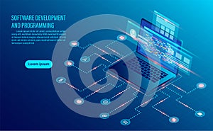 Software development coding and business analysis